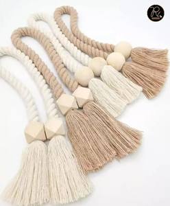 Soft Fabric Pom Pom Curtain Tiebacks for Kids Room and <b>Nursery</b> <b>Decor</b> <b>Decorative</b> Curtain Accessories for Window Home Interior - Product Image 2