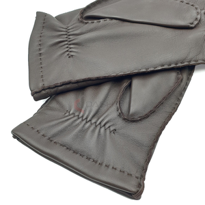 Vente en gros de gants de travail en cuir de vachette fendus longs gants de sécurité thermiques d'hiver gants robustes à usage quotidien - Product Image 5