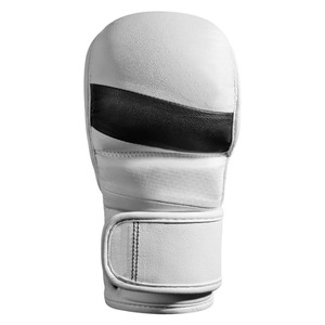 Gants de MMA personnalisés de haute qualité, 8 oz, demi-doigts, en cuir PU, pour l'entraînement, le combat et le sparring, vente en gros, taille personnalisée - Product Image 3