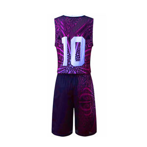 Uniforme d'équipe personnalisé de haute qualité Vêtements de performance personnalisés avec des vêtements de sport de basket-ball imprimés Technics pour hommes - Product Image 6