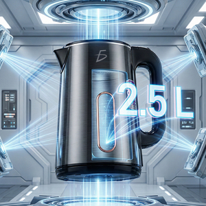 Modern 2.5L Electric <b>Kettle</b> Portable and Safe Silent and Functional Hot Water Jug Available in Colored Version - Product Image 6