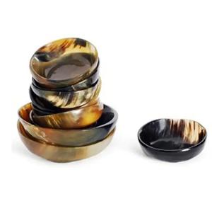 Juego de cuencos de cuerno Real de alta calidad, precio económico, platos de mesa de alto grado para fiesta, comedor, aperitivos nocturnos, almacenamiento de palomitas de maíz - Product Image 1