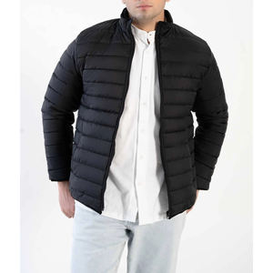 Chaqueta Urbana Ligera de Lona Acolchada para Hombre 2025 - Chaqueta de Primavera con Cuello Alto, Aislante, Cortavientos y Logotipo Frontal - Product Image 3