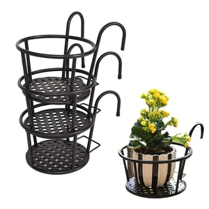 Soporte para Macetas de Metal con Recubrimiento en Polvo, Ecológico, de Alta Calidad, con Autorriego, Clásico, Decorativo, Creativo - Product Image 1