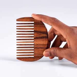 Faizacraft หวีไม้สะเดาบริสุทธิ์สำหรับจัดแต่งทรงผมป้องกันรังแคและผมร่วง - Product Image 2