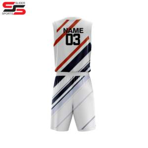 Custom Sublimated Basketball Uniform for Youth Custom Team Name Stylish Casual Sportswear Basketball Jersey Set - Product Image 2