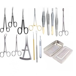 Set instrumen oplasti baja Manual untuk operasi transplantasi Transfer lemak gagang tetap pengisap disetujui CE - Product Image 5