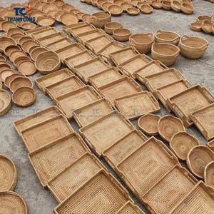 Napperons en jonc de mer naturel à bas prix pour table à manger Napperon en jonc de mer durable en osier de l'artisanat de Thanh Cong - Product Image 6