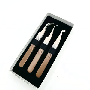 Vente en gros de nouvelles pinces à épiler de couleur dégradée de la série MCS pince à épiler pour greffage de cils avec pince magnétique en acier inoxydable - Product Image 6