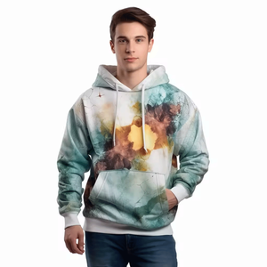 Sudadera con Capucha de Manga Larga para Hombre, Sublimada, OEM, Poliéster/Algodón, Forro Polar, Impermeable, Ropa de Invierno, Muestra Gratis Disponible - Product Image 2