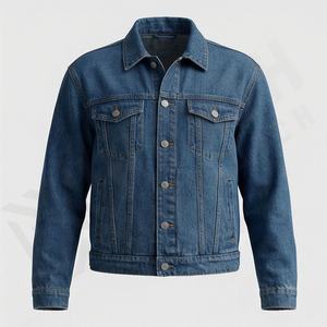 Casual Denim Jacket Custom Vintage Washed Men Women Durable Cotton Filled Comfortable <b>Coat</b> Stylish Outwear Customized Color - Product Image 1