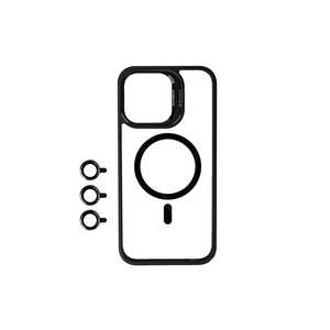 Funda Protectora de Silicona Premium Netzy Compatible con MagSafe para iPhone 15 Pro Max, con Soporte de Carga Inalámbrica y Cubierta de Material PC de 360 Grados - Product Image 1