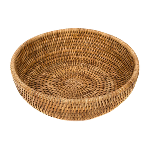 Cesta de almacenamiento de fruta de ratán tejida a mano de Vietnam Bandeja de comida Cesta de pan Ideal para la hora del té, el desayuno y las fiestas - Product Image 1