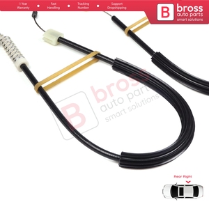 Kit de réparation de lève-vitre arrière droit BWR5094 pour Fluence L3 2009-2024 Berline 4 portes 827200016R - Product Image 6