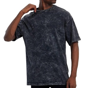 เสื้อยืดโอเวอร์ไซส์ผู้ชาย ผ้าเจอร์ซีย์คอตตอน 100% แขนสั้น ทรงดรอปไหล่ ปักลาย 3 มิติ สไตล์สตรีท ผ้าหนา รับสั่งทำ - Product Image 4