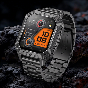 Montre connectée AGM Mobile AK86, écran TFT 2,01 pouces, étanche IP68, appels Bluetooth, batterie 1400 mAh, montre de sport d'extérieur - Product Image 5