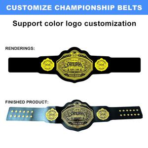 Cinturones de Campeonato de Lucha Libre de Alta Calidad con Diseño Personalizado, Hebilla de Acero, Estilo Casual para Unisex - Product Image 6