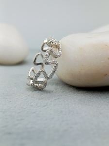 Trend Luxury Classic Hip Hop Women's Ring 10K 14K 18K Gold with VVS Natural/Lab Diamond Round Cut for Wedding Anniversary Party - Product Image 4