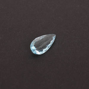 Aigue-marine brésilienne naturelle 17x8mm, taille poire, 2,55 carats, pierre précieuse en vrac pour la fabrication de bijoux, pierre précieuse artisanale - Product Image 4