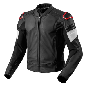 Chaqueta de Motociclista de Cuero para Hombre/Chaqueta con PROTECTOR CE/SEGURIDAD para Motocicletas - Product Image 1