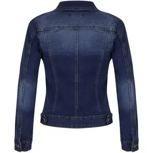 Manteau en jean en cuir matelassé à boutons pour hommes élégants veste en jean court léger vêtements d'extérieur décontractés respirants surdimensionnés bruts - Product Image 5