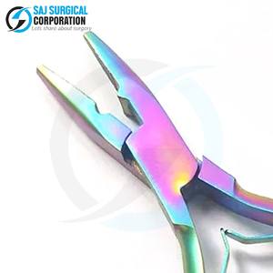 Alicates OEM para extensiones de cabello personalizables de acero inoxidable con logotipo Pedido a granel para salones y escuelas de belleza - Product Image 5