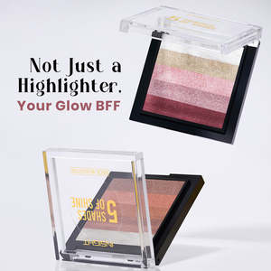 Iluminador Mineral Prensado en 5 Tonos Brillantes para Maquillaje - Product Image 4