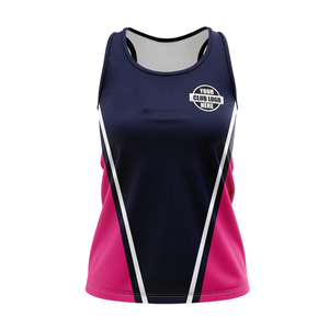 Meilleure vente Femmes TwoTone solide maille débardeur Logo personnalisé respirant sans manches vêtements de sport pour le sport débardeurs en vente - Product Image 4