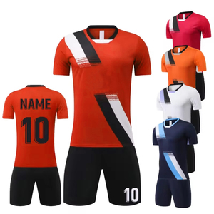 Ropa deportiva camiseta de fútbol para hombres 100% poliéster Francia camisetas de fútbol mejor diseño uniforme conjunto - Product Image 4