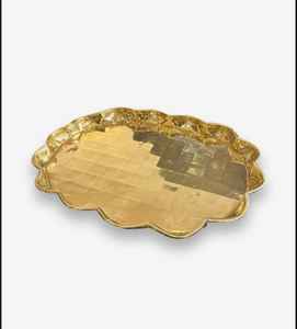 Bandeja para servir chocolate más vendida, bandeja para servir chocolate de metal de la mejor calidad para decoración de mesa de Ramadán, bandeja para servir chocolate - Product Image 3