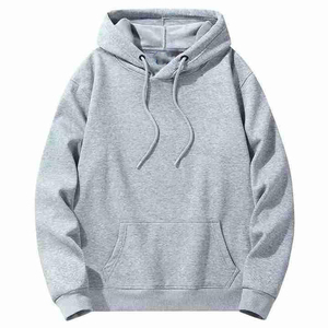 <b>Men's</b> 3D Embroidery Custom Logo Pullover Hoodie 100% Cotton Vintage Style 360g Breathable Quick Dry Soft <b>Fleece</b> Sweatshirt - Product Image 3