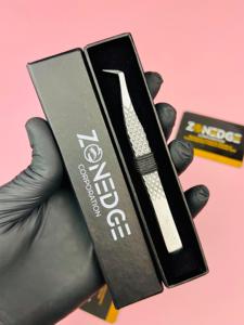 Meilleure vente pince à cils en argent pointe pointue en acier inoxydable de haute qualité pour isoler les cils naturels de marque privée - Product Image 5