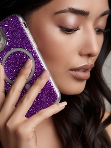 Custodia per telefono Glitter TPU + PC per 12promax 11pro Plus con protezione 360 Design a cartoni animati ispirato agli stili INS - Product Image 5