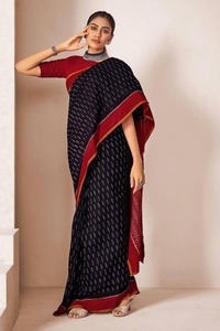 Modern Artisan Cotton <b>Sarees</b> Collection Contemporary Designs Traditional Motifs Wrinkle Free Reversible Party Wear Wholesale - Product Image 5
