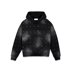 Poche à capuche d'automne vintage avec logo personnalisé Impression numérique doublée surdimensionnée vierge 3D pour Rhinestone unisexe - Product Image 3