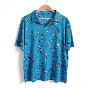 Sublimation Collar Long Quality logo Sleeve T-shirt Polyester Plain Custom Mens Men Polo Shirts Golf Shirts