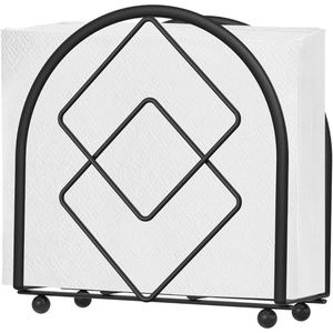 สีฟ้าสามเหลี่ยมรูปร่างผู้ถือผ้าเช็ดปากบนโต๊ะอาหารเนื้อเยื่อตกแต่งผู้ถือผ้าเช็ดปากสําหรับโรงแรมห้องครัวตารางผู้ถือผ้าเช็ดปากด้านบน - Product Image 5