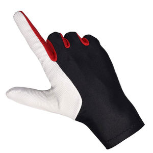 Gants d'équitation pour adultes, de qualité supérieure, en cuir véritable blanc et noir, pour hommes et femmes - Product Image 5