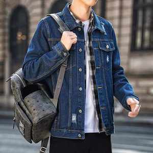 Chaqueta vaquera de estilo Vintage para hombre superventas 100% algodón cómoda estirable para ropa informal aventuras al aire libre de invierno - Product Image 2