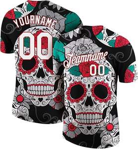 Camiseta de Softbol Sublimada con Impresión Completa, Personalizada para Hombre, Uniforme Deportivo OEM 2025, Ropa Deportiva Transpirable - Product Image 3