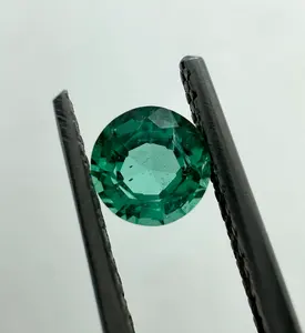 Hecho a mano 4,4X4,3 MM Natural verde esmeralda alta calidad claro brillo preciosa piedra preciosa suelta - Product Image 3