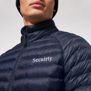 Veste bulle de sécurité personnalisée avec logo 2026, vente en gros, grandes tailles, veste bulle d'été pour hommes, nouvelle veste d'hiver pour agents de sécurité, veste de maintien au chaud - Product Image 4