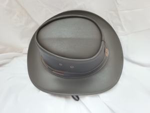 Sombrero de Vaquero de Cuero Marrón Vintage con Banda Trenzada y Correa para la Barbilla, Sombrero Occidental Hecho a Mano para Hombre - Product Image 6