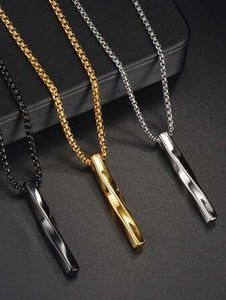 Colgante de acero súper para hombre a la moda y exquisito, collar con colgante de Color plateado dorado y deffrent - Product Image 3