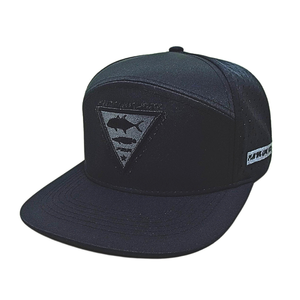 6 Panneaux Merlin Caps Style InjaeVina168 Imperméable Logo Personnalisé Broderie LaserCut Trucker Snapback Chapeaux Performance Flat Brim Hat - Product Image 1