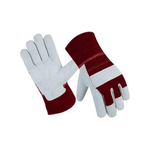 Nuevos guantes de cuero de trabajo de último diseño, guantes de cuero de seguridad con logotipo personalizado, guantes de cuero de trabajo 2025, gran oferta, mayoristas, trabajo manual - Product Image 1