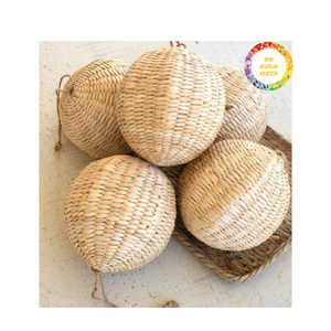 หวายสานมือเครื่องประดับคริสต์มาสธรรมชาติแท้ของเวียดนามสำหรับตกแต่งวันหยุดเทศกาลและเทศกาลสินค้าส่งทั่วโลก - Product Image 2