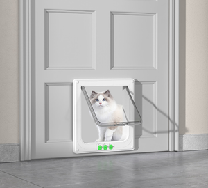 Quiet 4 Way <strong>Locking</strong> Magnetic Pet <strong>Door</strong> for <strong>Dogs</strong> and Cats Interior and Exterior with Durable Flap <strong>Door</strong> - Product Image 6
