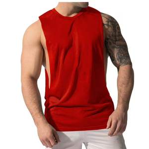 Directo de fábrica Logotipo personalizado Muscle Fit Tank Tops de punto Estilo casual - Product Image 4