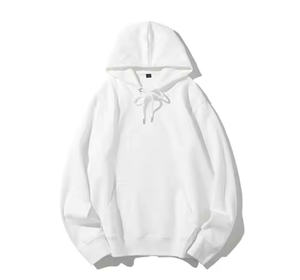 100% Cotton <b>Thick</b> <b>Hoodies</b> for <b>Men</b> Heavyweight Pullover Blank <b>Hoodies</b> with for Puff Print High Quality Custom Fleece for Winter - Product Image 4